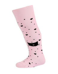 Rajstopy Gatta G18.01N dziewczęce wzorowane Cottoline 68-86 plum