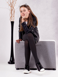 Rajstopy YO! art.RAM-0110G 100 den 116-158 różowy pudrowy