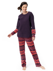 Piżama damska z mikropolaru Key LHS 336