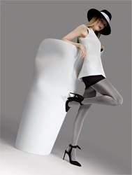 Rajstopy Knittex Diverse 100 den 2-4 navy