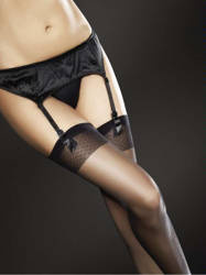 Pończochy Fiore do pasa O 4007 Jovitta 20 den 2-4 black/czarny